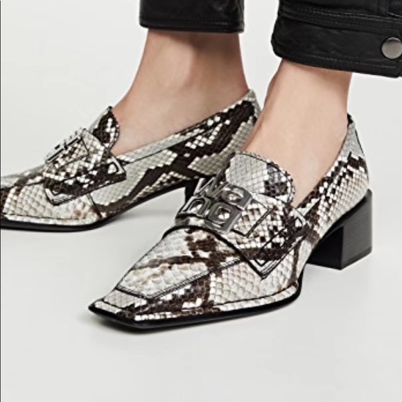 Alexander Wang Snake-effect Leather Pumps - Picture 2 of 8